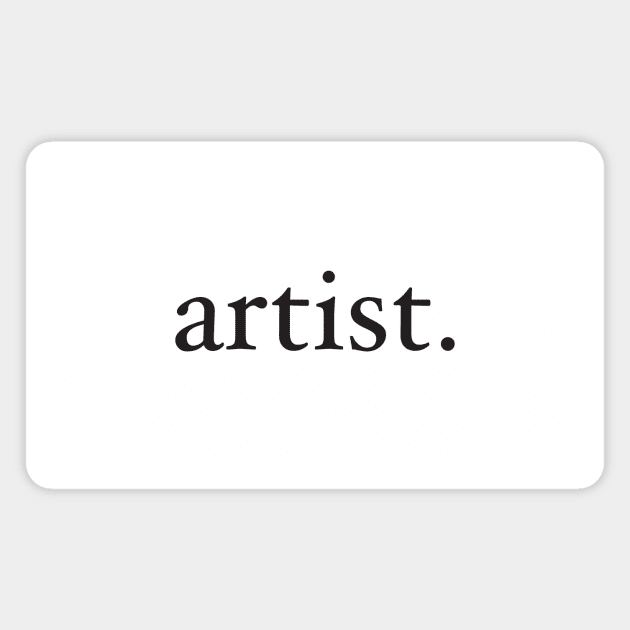 artist. Magnet by studioaartanddesign